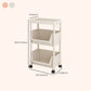 Contemporary Plastic Bookshelf White Standard Shelf Bookcase for Study Room