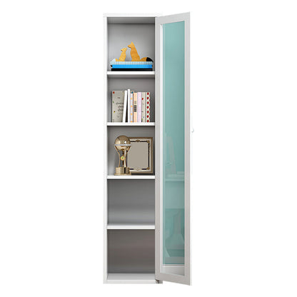 Rectangle Standard Bookcase Scandinavian Bookshelf with Door