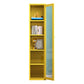 Rectangle Standard Bookcase Scandinavian Bookshelf with Door
