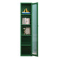 Rectangle Standard Bookcase Scandinavian Bookshelf with Door