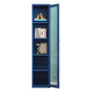 Rectangle Standard Bookcase Scandinavian Bookshelf with Door