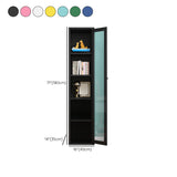 Rectangle Standard Bookcase Scandinavian Bookshelf with Door