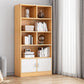 Standard Engineered Wood Book Shelf Contemporary Closed Back Bookshelf