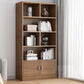 Standard Engineered Wood Book Shelf Contemporary Closed Back Bookshelf