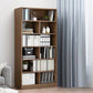 Standard Engineered Wood Book Shelf Contemporary Closed Back Bookshelf