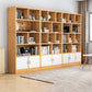 Standard Engineered Wood Book Shelf Contemporary Closed Back Bookshelf