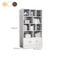 Standard Engineered Wood Book Shelf Contemporary Closed Back Bookshelf