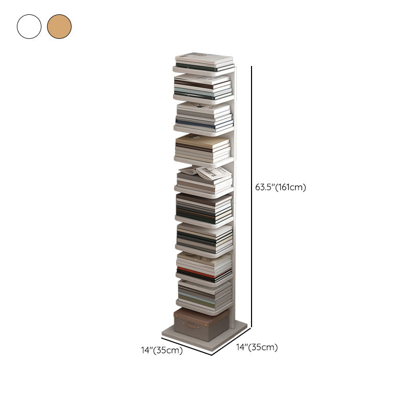 あらゆる部屋のためのモダンな製造されたウッドエタゲレオープンブックシェルフ