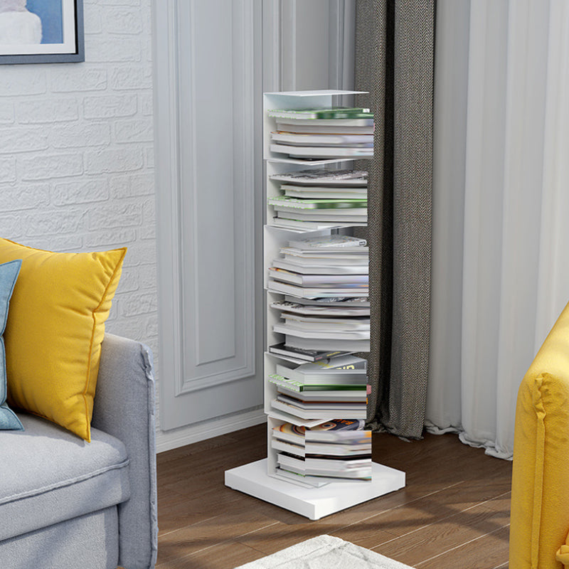 Contemporary Standard Metal Bookshelf Closed Back Bookcase with Shelves Clearhalo 'Bookcases' 'furn' 'furn_bookcases' 'Furniture' 'Office Furniture' 6424414