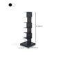 Contemporary Standard Metal Bookshelf Closed Back Bookcase with Shelves Clearhalo 'Bookcases' 'furn' 'furn_bookcases' 'Furniture' 'Office Furniture' 6424426