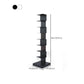 Contemporary Standard Metal Bookshelf Closed Back Bookcase with Shelves Clearhalo 'Bookcases' 'furn' 'furn_bookcases' 'Furniture' 'Office Furniture' 6424428