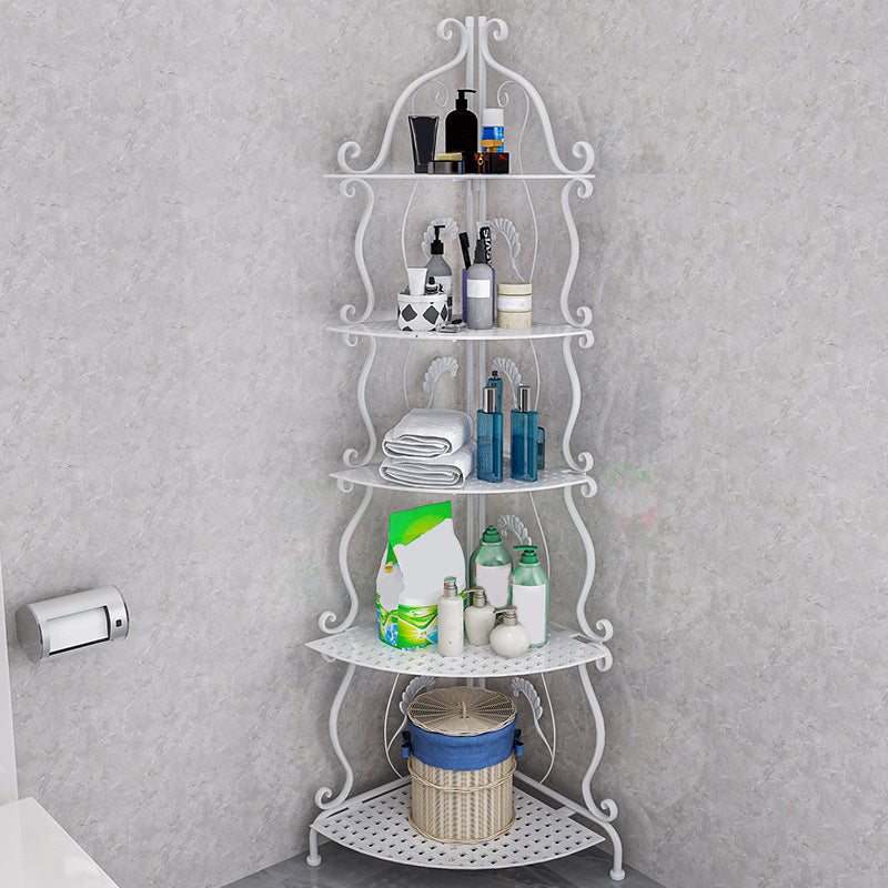 Metal Vertical Book Shelf Etagere Open Shelf Bookcase for Home