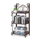 Metal Vertical Book Shelf Etagere Open Shelf Bookcase for Home