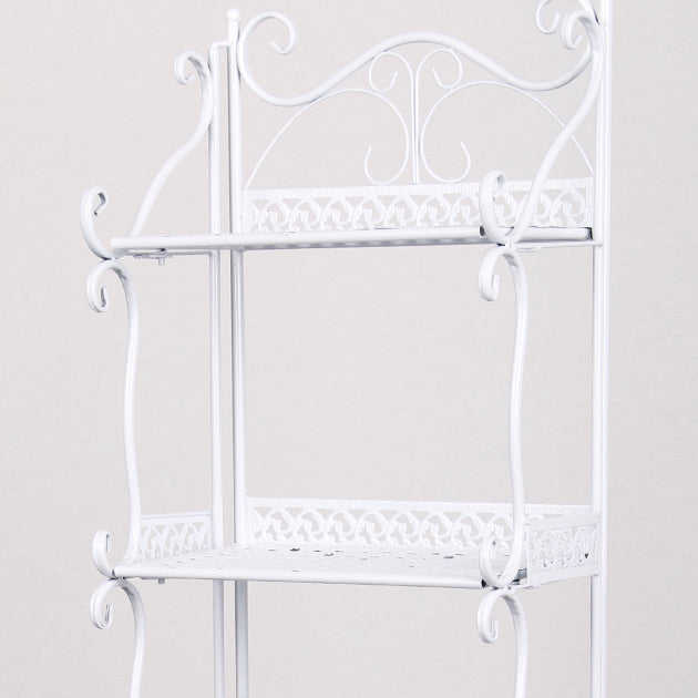 Metal Vertical Book Shelf Etagere Open Shelf Bookcase for Home