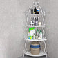 Metal Vertical Book Shelf Etagere Open Shelf Bookcase for Home