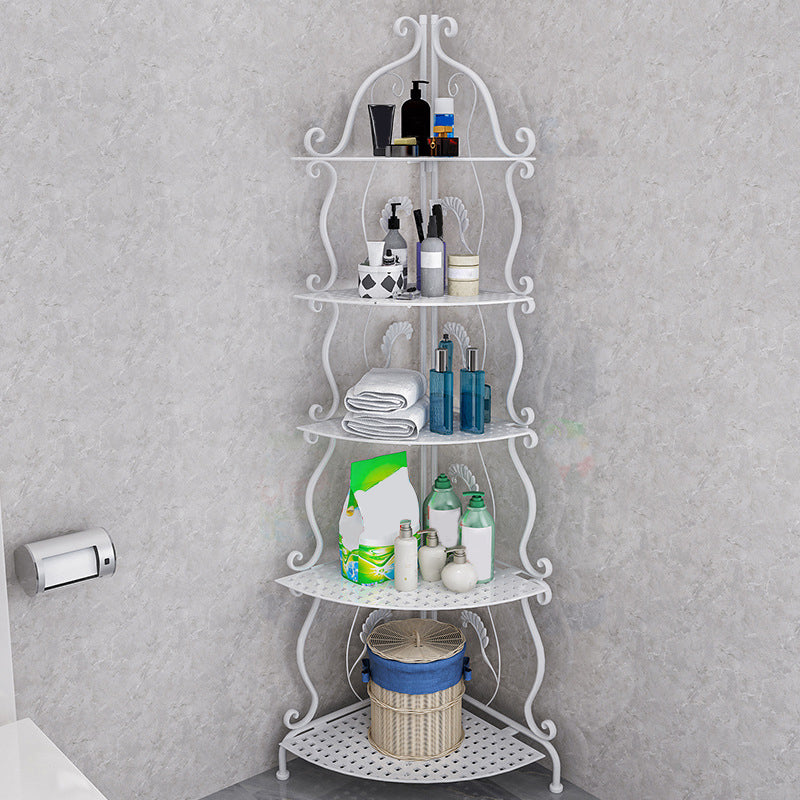 Metal Vertical Book Shelf Etagere Open Shelf Bookcase for Home