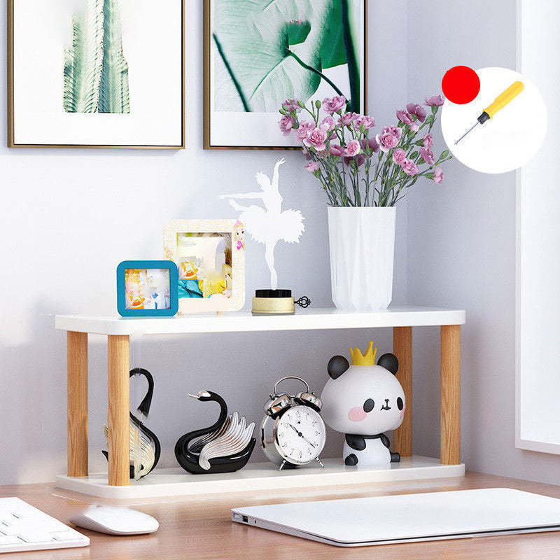 Standard Contemporary Shelf Bookcase Engineered Wood Open Bookcase