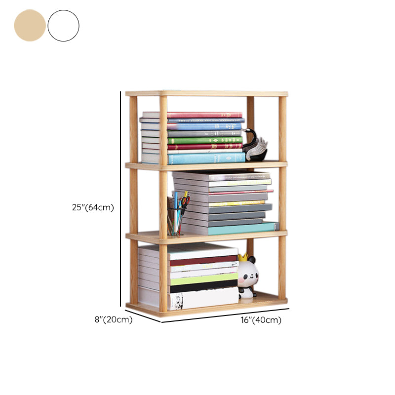Standard Contemporary Shelf Bookcase Engineered Wood Open Bookcase