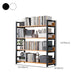 Modern Wood Shelf 11.8-inch Wide Open Etagere Bookcase in Matte Finish