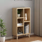 Scandinavian 9-inch Wide Cube Bookshelf Wood Home Floor Type Bookcase