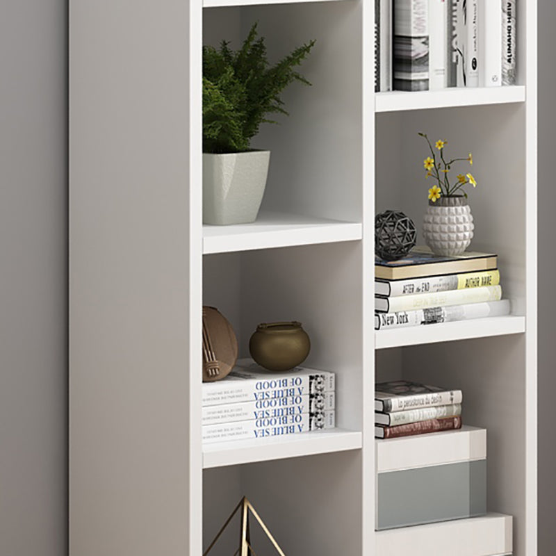 Scandinavian 9-inch Wide Cube Bookshelf Wood Home Floor Type Bookcase
