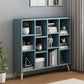 Scandinavian 9-inch Wide Cube Bookshelf Wood Home Floor Type Bookcase