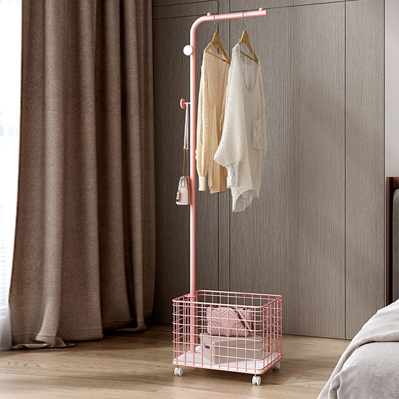 Modern Hall Tree Color sólido 4 ganchos de abrigo Pastilla de capa de metal para dormitorio