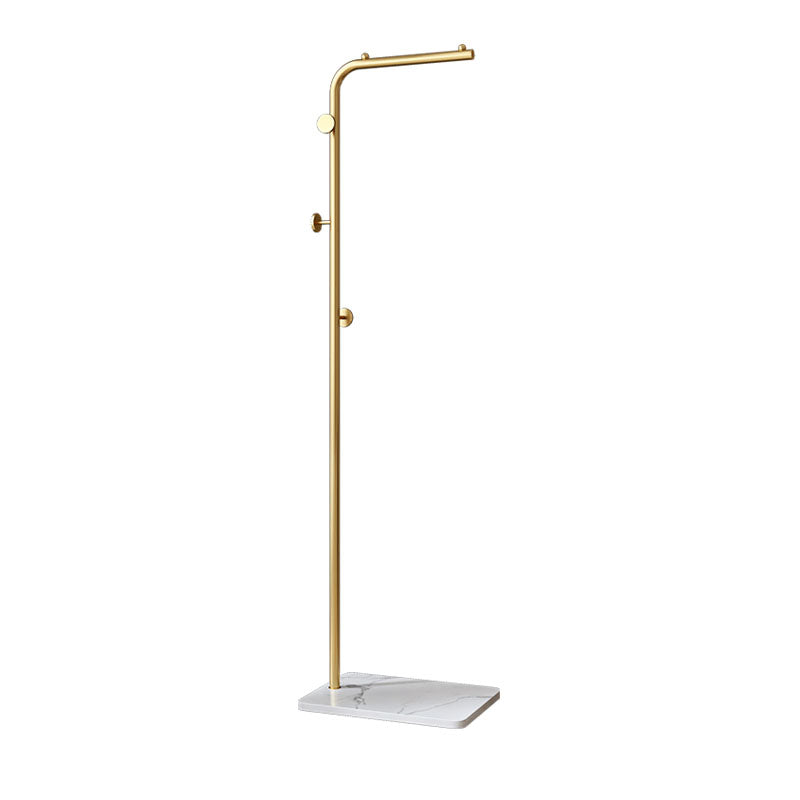 Modern Hall Tree Color sólido 4 ganchos de abrigo Pastilla de capa de metal para dormitorio