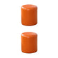 Orange Modern Pouf Water Resistant Solid Color Round Pouf for Drawing Room Orange 2 Piece Set Clearhalo 'furn' 'furn_ottomans_poufs' 'Furniture' 'Living Room Furniture' 'Ottomans & Poufs' 'ottomans_poufs' 6425070