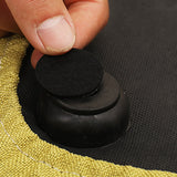 Contemporary Pouf Ottoman Fabric Upholstered Tear Resistant Square Ottoman