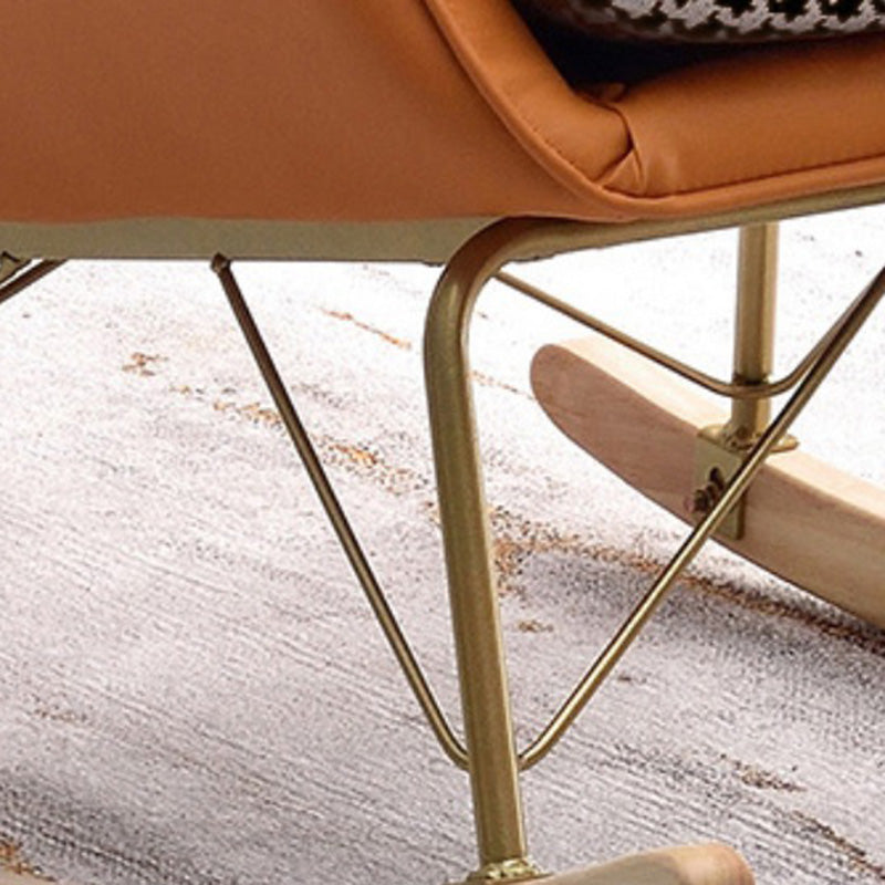 Chaise de culbuteur rembourrée moderne