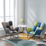 Chaise à bascule moderne chaise à ossature de Wingback pour salon