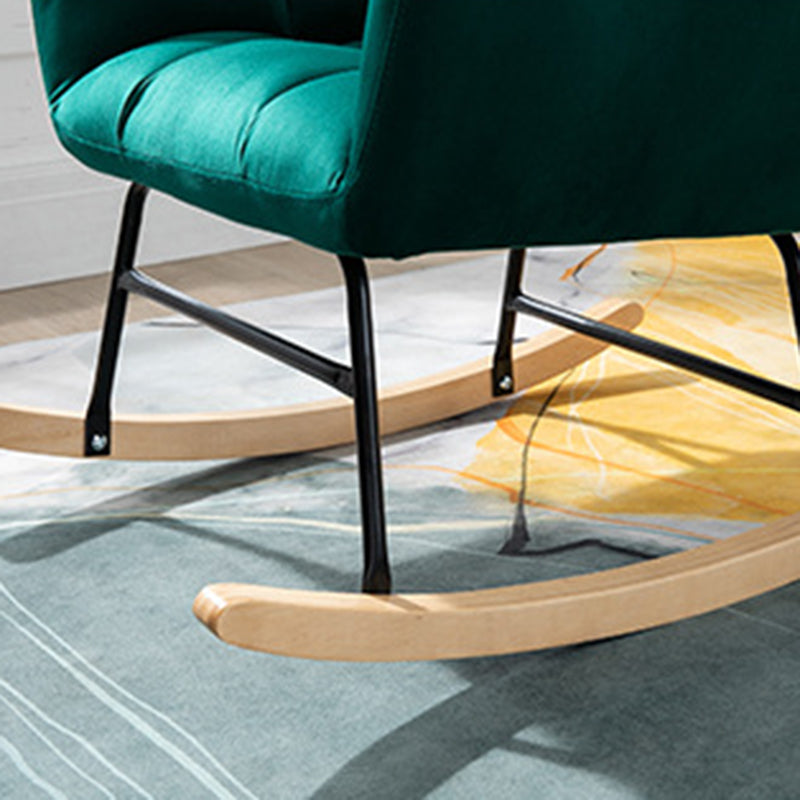 Chaise à bascule moderne chaise à ossature de Wingback pour salon