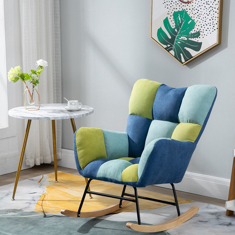 Chaise à bascule moderne chaise à ossature de Wingback pour salon