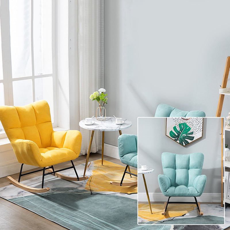 Chaise à bascule moderne chaise à ossature de Wingback pour salon