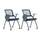Contemporary Swivel Rolling Office Chair Mesh Arms Included Task Chair With Writing Pad 2 Piece Set Casters Included Clearhalo 'furn' 'furn_office_chair' 'Furniture' 'Office Chairs' 'Office Furniture' 'office_chair' 6425407