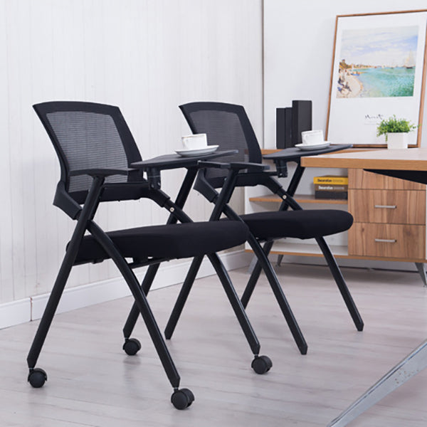 Contemporary Swivel Rolling Office Chair Mesh Arms Included Task Chair Clearhalo 'furn' 'furn_office_chair' 'Furniture' 'Office Chairs' 'Office Furniture' 'office_chair' 6425408