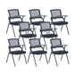 Contemporary Swivel Rolling Office Chair Mesh Arms Included Task Chair With Writing Pad 8 Piece Set Casters Not Included Clearhalo 'furn' 'furn_office_chair' 'Furniture' 'Office Chairs' 'Office Furniture' 'office_chair' 6425423