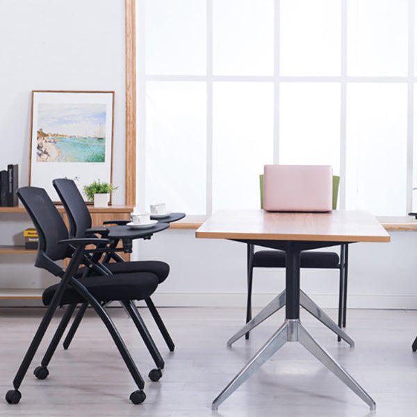 Contemporary Swivel Rolling Office Chair Mesh Arms Included Task Chair Clearhalo 'furn' 'furn_office_chair' 'Furniture' 'Office Chairs' 'Office Furniture' 'office_chair' 6425428