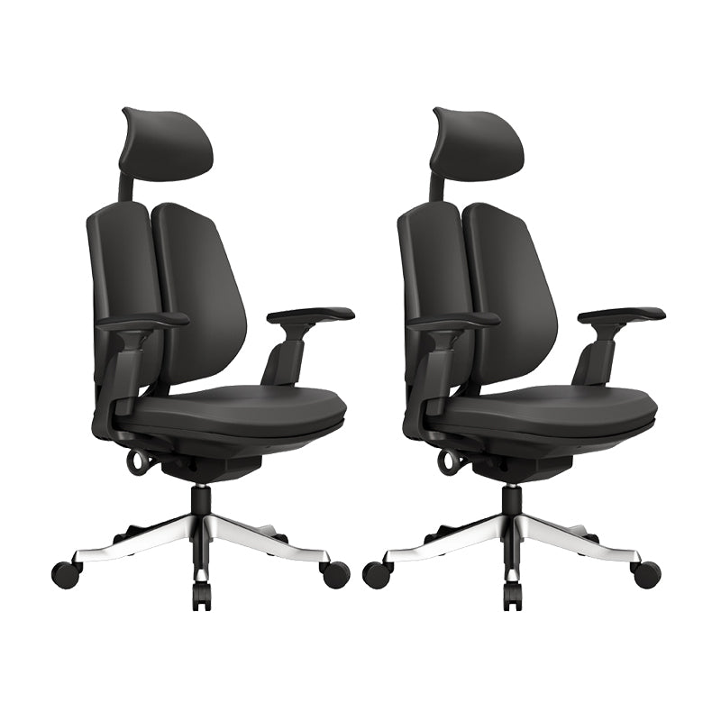 Silla ergonómica moderna para oficina en casa, silla giratoria con brazos ajustables