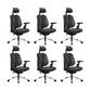 Silla ergonómica moderna para oficina en casa, silla giratoria con brazos ajustables