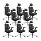 Silla ergonómica moderna para oficina en casa, silla giratoria con brazos ajustables