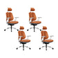 Silla ergonómica moderna para oficina en casa, silla giratoria con brazos ajustables