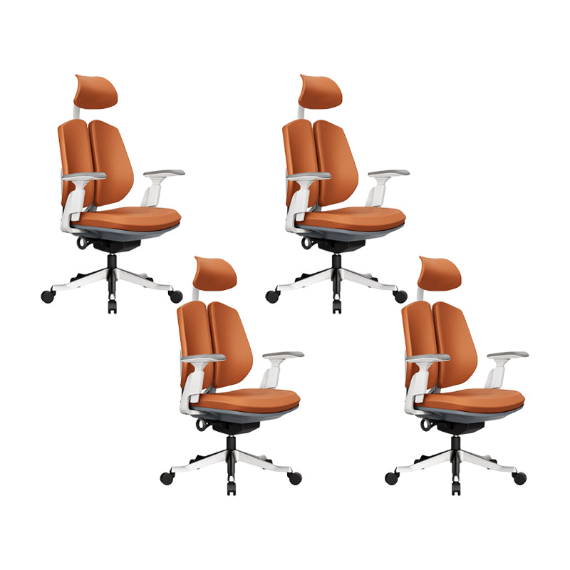 Silla ergonómica moderna para oficina en casa, silla giratoria con brazos ajustables