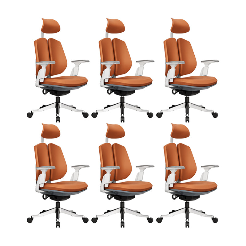 Silla ergonómica moderna para oficina en casa, silla giratoria con brazos ajustables