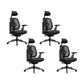Silla ergonómica moderna para oficina en casa, silla giratoria con brazos ajustables