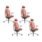 Silla ergonómica moderna para oficina en casa, silla giratoria con brazos ajustables