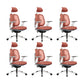 Silla ergonómica moderna para oficina en casa, silla giratoria con brazos ajustables
