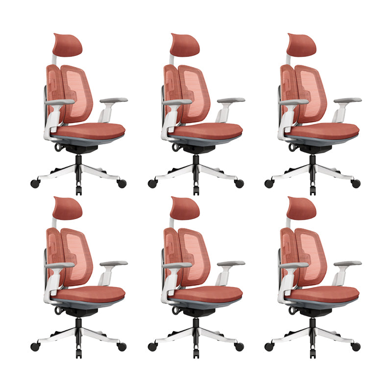Silla ergonómica moderna para oficina en casa, silla giratoria con brazos ajustables
