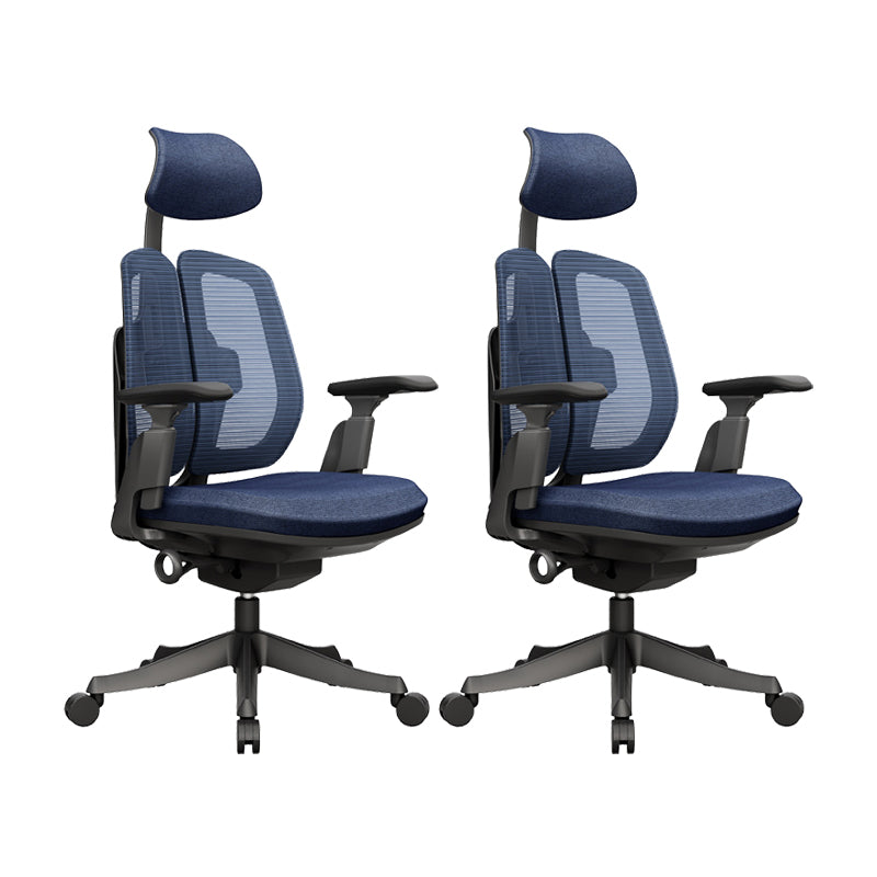 Silla ergonómica moderna para oficina en casa, silla giratoria con brazos ajustables